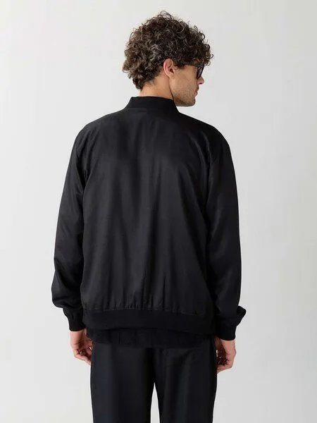 Yahmo Yahmo Cupro/Tencel Laslo Wendejacke, Sandalwood/black (braun), – Produktbild 3 von 4