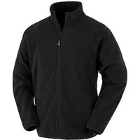 Result Genuine Recycled Result Genuine Recycled Recycelte Unisex leichte Fleecejacke Übergangsjacke Berufsbekleidung 5 Farben bis Gr. 4XL, Schwarz, – Produktbild 1 von 1