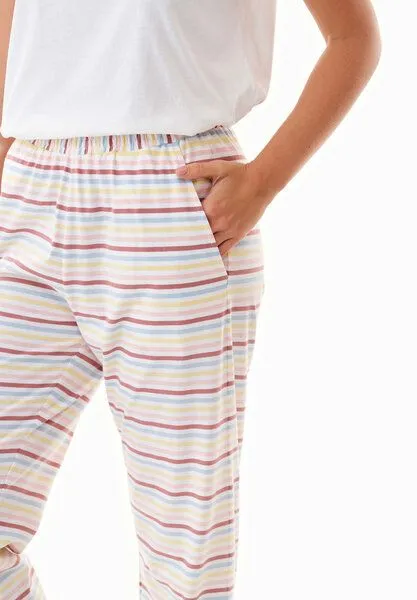 ORGANICATION ORGANICATION TRINNITY | Pyjama-Set aus Bio-Baumwolle, Off white, – Produktbild 4 von 4