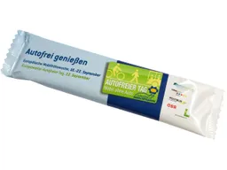 Bio-Nuss-Mix-Riegel 25g mit 4-farbigem Digitaldruck auf weißer Folie – Produktbild 1 von 1