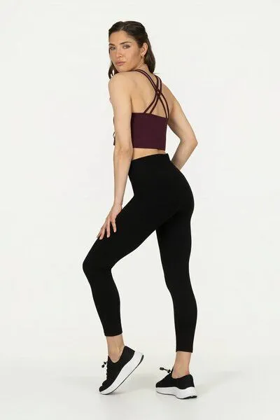 Urban Goddess Urban Goddess Lyrais Yoga & Pilates Sport-BH, Fig (lila), – Produktbild 4 von 4