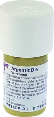 Weleda WELEDA ARGENTIT D 6 Trituration 20 g Trituration – Produktbild 1 von 1