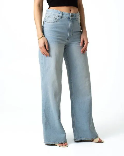Kuyichi Kuyichi HARPER Loose Flare Jeans (light blue) – Produktbild 4 von 4
