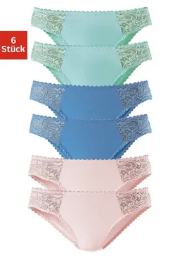 petite fleur by Lascana Jazz-Pants Slips blau, rosé, mint – Produktbild 1 von 1