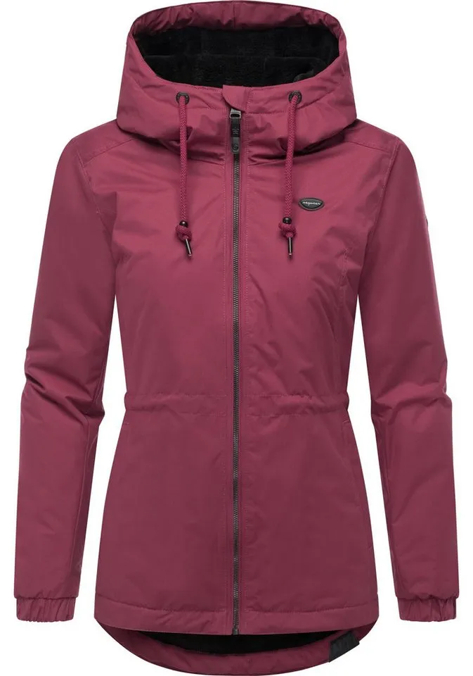 ragwear ragwear Winterjacke Dankka Warm Wasserdichte weiche Damen Jacke für den Winter, Rot, – Produktbild 2 von 4