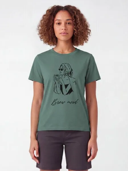watapparel watapparel T-Shirt Frauen Brew mood, Green bay, – Produktbild 2 von 2