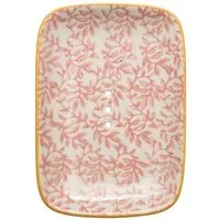 Tranquillo Tranquillo Seifenschale Floral, Rot, – Produktbild 2 von 3