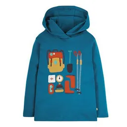Frugi Frugi Hoodie Campfire in blau Campfire Hooded Top – Produktbild 1 von 1