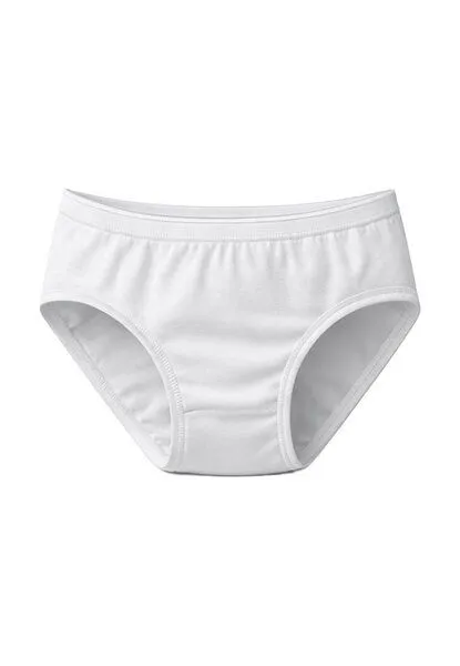 Haasis Bodywear Haasis Bodywear Damen Maxi Slip m. Glanzgummi, 3er Pack, Bio Baumwolle, Weiss, – Produktbild 3 von 4