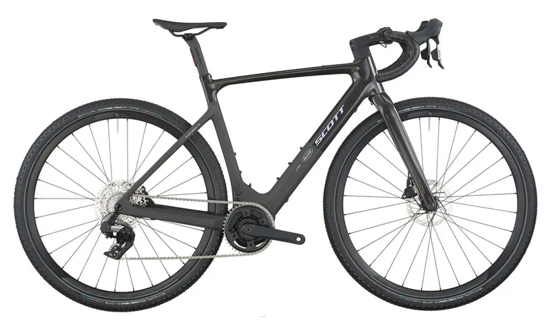 Scott Scott Solace Gravel 30 - 28 Zoll 360Wh 12K-AXS Diamant - carbon black, Schwarz, – Produktbild 1 von 1