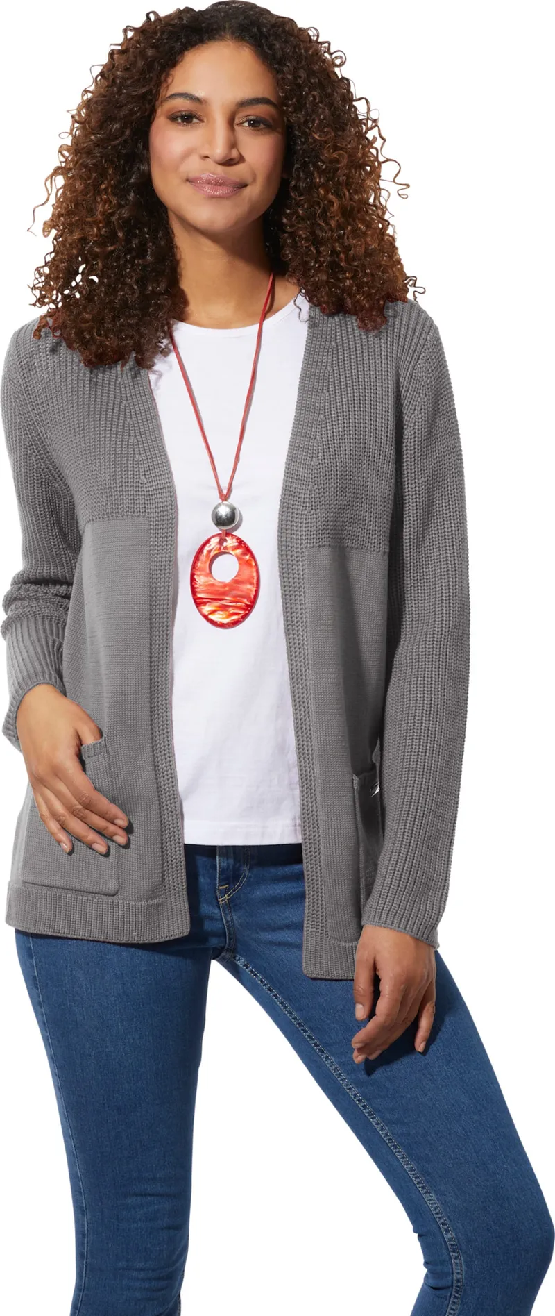 Witt Witt Strickjacke grau, Grau, – Produktbild 2 von 2
