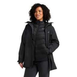 Jack Wolfskin Jack Wolfskin Icecape 3in1 Down Jacket Women Wasserdichte 3-in-1 Daunenjacke Damen XS black – Produktbild 1 von 1