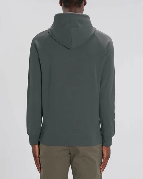 Human Family Human Family Bio Herren Hoodie "Reaper - Geometric Questionmark" in 5 Farben, Anthrazit, – Produktbild 2 von 3