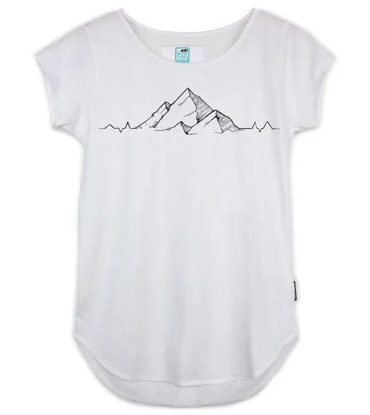 Gary Mash GARY MASH T-Shirt Asheville Mountainbeat aus Biobaumwolle, Weiß, – Produktbild 1 von 4