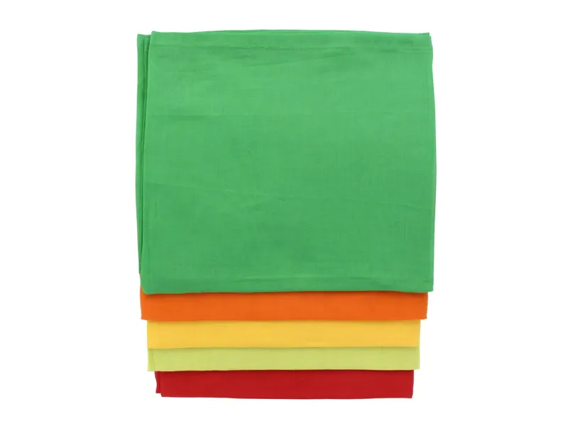HANS NATUR Spieltücher Jahreszeitentücher Bio-Baumwolle 5er-Set, 115 x 105 cm Frühling, Mehrfarbig, – Produktbild 1 von 2