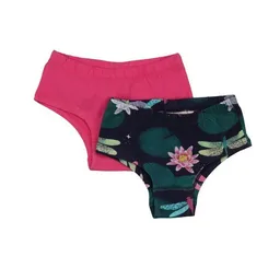 Walkiddy Walkiddy Slip Pink-Dunkelblau Bunte Libellen-Allover Bio-Baumwolle GOTS – Produktbild 1 von 1