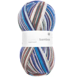 Rico Design Rico Design Superba Bamboo superwash Braun-Petrol – Produktbild 1 von 1
