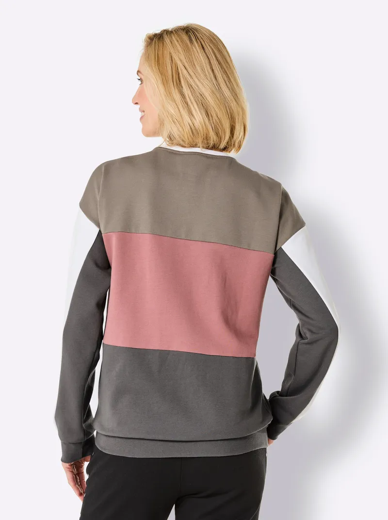 Catamaran Sports Sweatshirt anthrazit-rosenholz, Anthrazit-rosenholz, – Produktbild 2 von 2