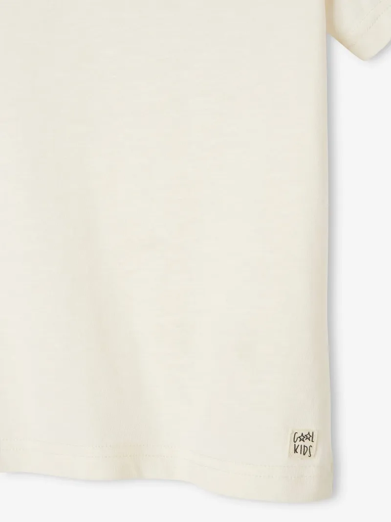 Vertbaudet Jungen T-Shirt BASIC, Wollweiß, – Produktbild 3 von 3