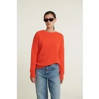 Basic Apparel Basic Apparel Lis Pullover aus Bio-Baumwolle, Rot (grenadine), – Produktbild 1 von 1