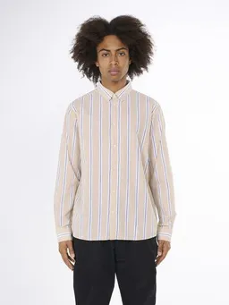 KnowledgeCotton Apparel KnowledgeCotton Apparel Hemd gestreift - Relaxed fit striped cotton shirt - aus Bio-Baumwolle – Produktbild 1 von 1