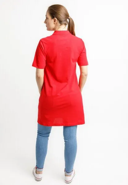 TORLAND TORLAND Damen Polokleid PAIGER, Rot (red), – Produktbild 2 von 4