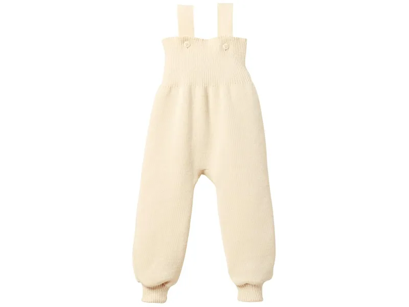 Disana Disana Baby Hose mit Trägern Bio-Merinowolle natur Gr.50/56, Natur, – Produktbild 1 von 2