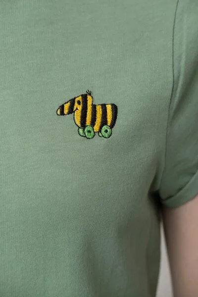 Bavarian Caps Bavarian Caps Damen T-Shirt Janosch Tigerente, Grün, – Produktbild 4 von 4