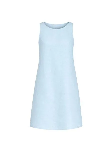 LANIUS LANIUS Kleid (GOTS) aus Leinen, Fog, – Produktbild 4 von 4