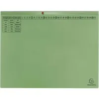Exacompta 25 Exacompta Hängehefter "Exaflex Premium", mit 2 Abheftvor. für Linksheftung, grün – Produktbild 1 von 1
