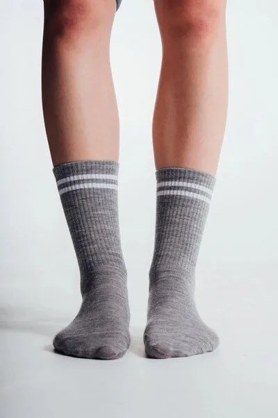 Kopyto Kopyto FENNEKS RWS – Sportliche Wollsocken, Grau + weiss, – Produktbild 1 von 4