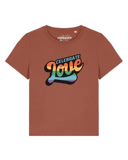 watapparel watapparel T-Shirt Frauen Celebrate Love – Produktbild 1 von 1