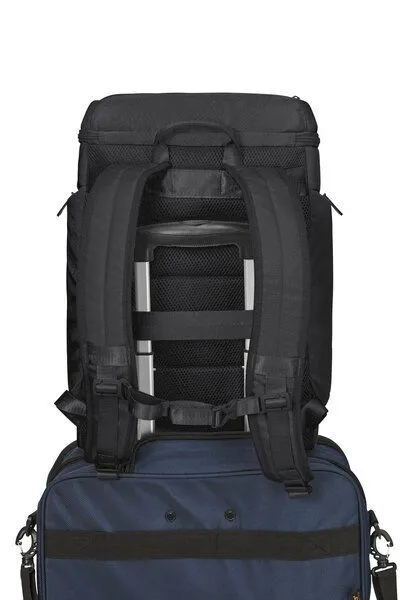 Halfar Notebook Backpack Halfar aus recyceltem Polyester 30 x 47 x 17 cm, Grün, – Produktbild 3 von 4