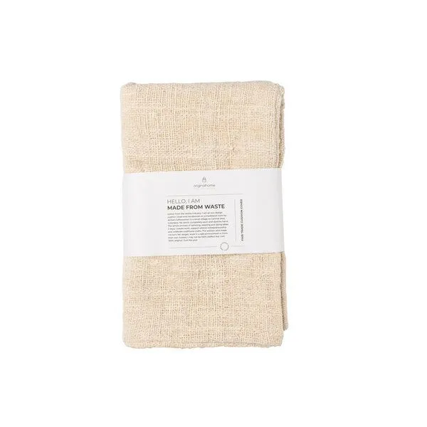 Originalhome Originalhome Kissenbezug aus recycelter Baumwolle (60x40 cm), Weiß, – Produktbild 1 von 4