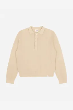 MATONA MATONA Damen vegan Pullover Polo Knit Beige – Produktbild 1 von 1