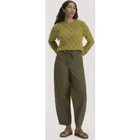 hessnatur hessnatur Gewebe Hose Barrel Leg aus Bio-Baumwolle mit Elasthan – Produktbild 1 von 1