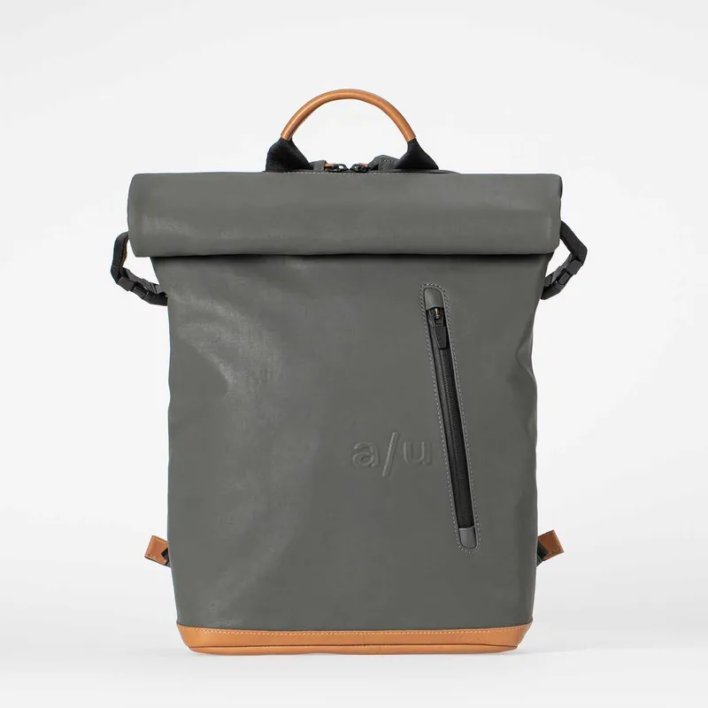 aunts & uncles aunts & uncles Japan Tokio Rolltop Rucksack mit 13" Notebookfach gravity grey, Grey, – Produktbild 1 von 1