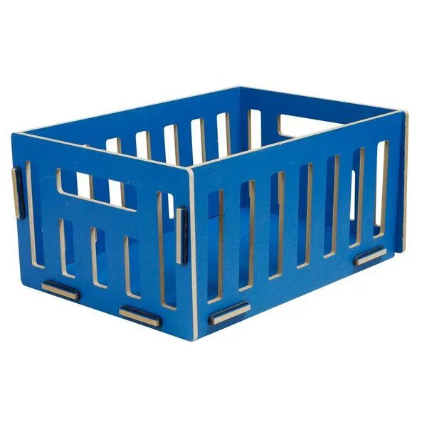 WERKHAUS WERKHAUS Aufbewahrungskorb | stapelbar, Himmelblau, – Produktbild 1 von 4