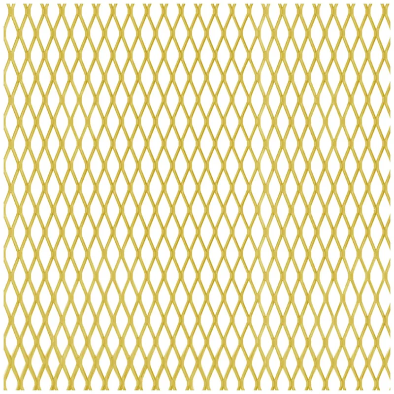 Alberts ALBERTS Streckmetallblech, Alu gold elox., BxLxS 250 x 500 x 1,6 mm – Produktbild 1 von 1