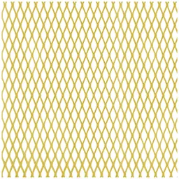Alberts ALBERTS Streckmetallblech, Alu gold elox., BxLxS 250 x 500 x 1,6 mm – Produktbild 1 von 1