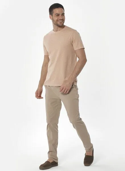 ORGANICATION ORGANICATION Five-Pocket-Hose aus Bio-Baumwolle, Natur(beige), – Produktbild 2 von 3