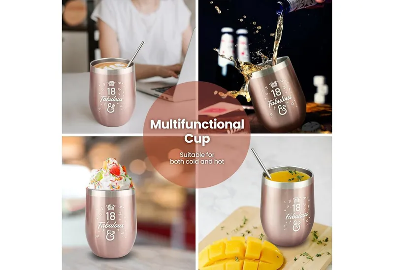 LuxusKollektion Geschenkbox Geschenkset 18 Geburtstag Mädchen Freundin Schwester 18. Geschenkset, Bunt, – Produktbild 4 von 5
