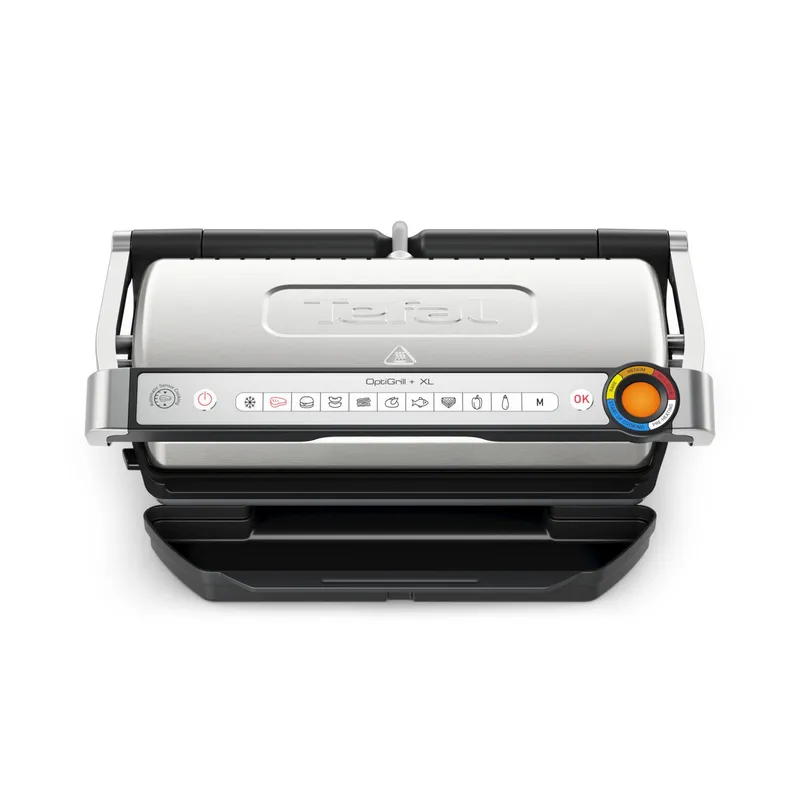 Tefal Tefal Kontaktgrill "OptiGrill XL GC727D", Schwarz/silber, – Produktbild 1 von 3
