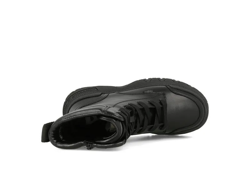 Buffalo Buffalo Fusion Lace Up Mid Damen Black Ankleboots, Schwarz, – Produktbild 4 von 5