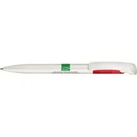 RITTER CARES RITTER CARES Druckkugelschreiber 'BioPen' kirschrot transparent – Produktbild 1 von 1