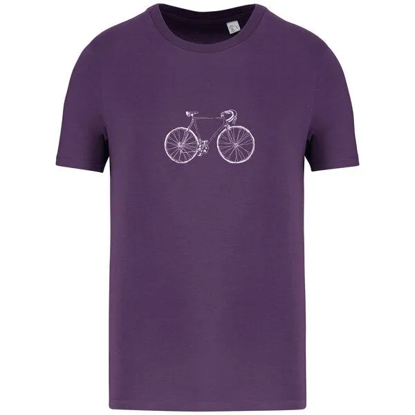 Greenspired Greenspired Basic Bio T-Shirt Vintage Bike Nr. 4 ( 155g/m²) XXS - 5 XL, Plum, – Produktbild 1 von 1
