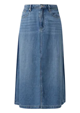 s.Oliver Ausgestellter Midi-Jeansrock aus Lyocellmix mit hohem Bund – Produktbild 1 von 1