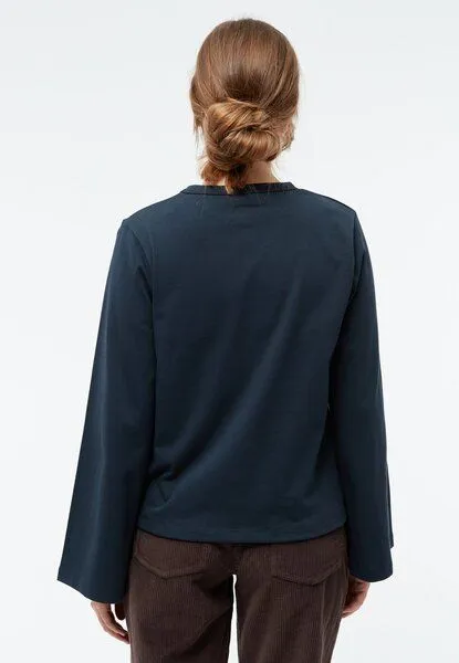 Givn Berlin Givn Berlin Longsleeve GBLACEY aus Bio-Baumwolle, Midnight blue, – Produktbild 3 von 4
