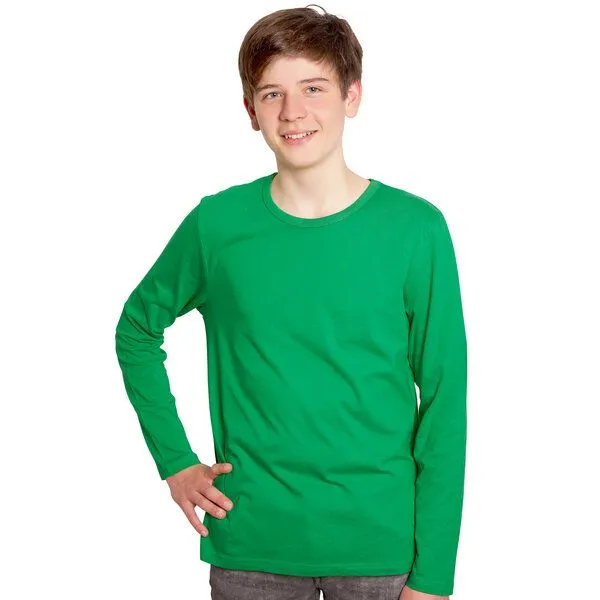 HANDGEDRUCKT HANDGEDRUCKT "Vernetzt" Männer Longsleeve, Green, – Produktbild 4 von 4