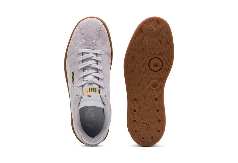 Puma Puma CLUB II Sneaker aus Leder, mit Schnürverschluss, mit profiliertem Laufsohlenprofil, Lila, – Produktbild 4 von 5
